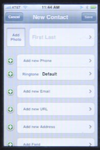 iPhone Contacts