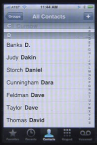 contacts iphone list screen bottom macmost