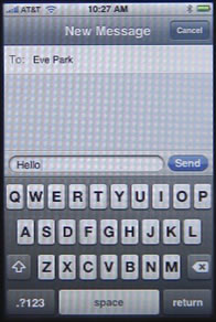 iPhone SMS Text New Message