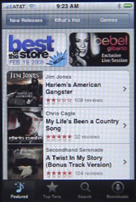 iPhone iTunes New Releases