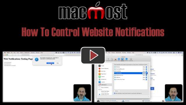 How To Control Website Notifications