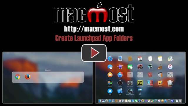 Create Launchpad App Folders