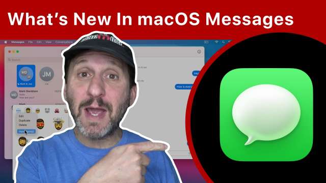 What's New In the macOS Messages App In Big Sur