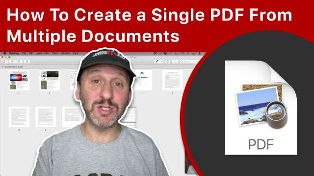 How To Create a Single PDF From Multiple Documents On a Mac