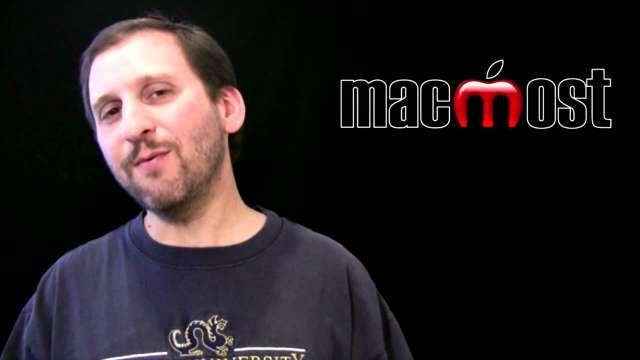 MacMost Now 619: iCloud Basics