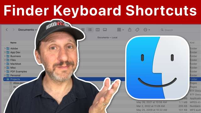 Using the Finder With Just Your Keyboard
