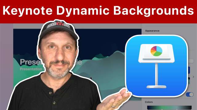New Dynamic Backgrounds With Mac Keynote