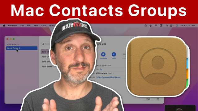 Using Contact Groups On a Mac