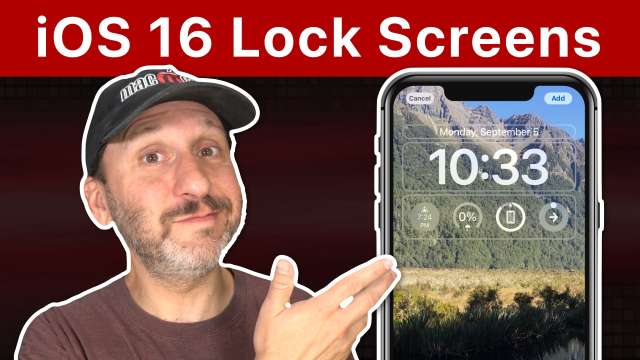 Customizing Your iPhone Lock Screen In iOS 16