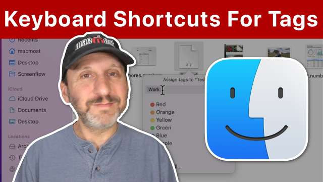 Set Finder Tags With Keyboard Shortcuts and Other Methods