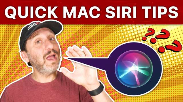 Quick Tips for Using Siri on Your Mac