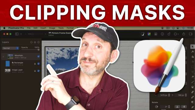 Clipping Masks in Pixelmator Pro