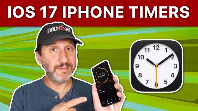 Using Timers On Your iPhone With iOS 17