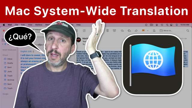 Using macOS System-Wide Translation