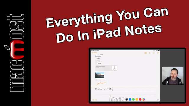 Everything You Can Do In iPad Notes