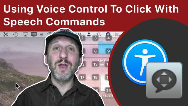 Using Voice Control To Click and Drag With Speech Commands