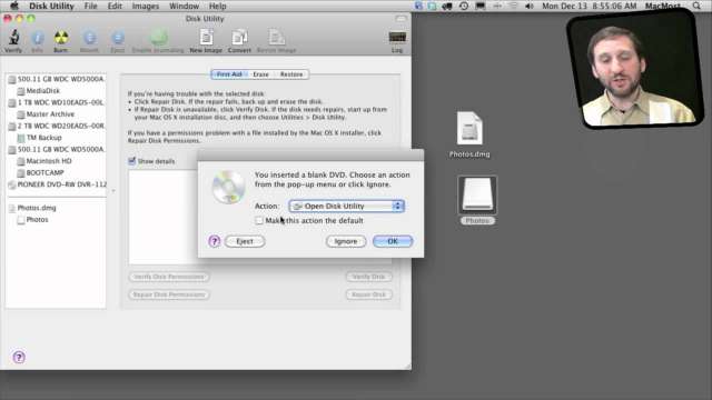 MacMost Now 489: Copying Discs With Disk Utility