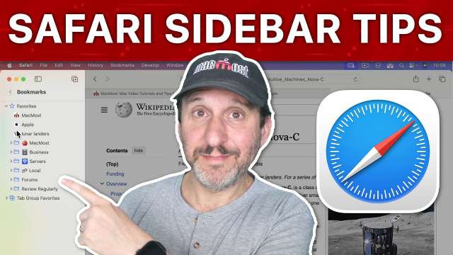 13 Tips For Getting the Most From the Safari Sidebar