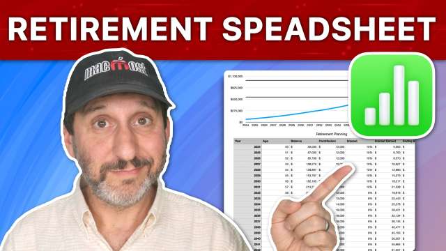 Building a Retirement Planning Spreadsheet In Numbers