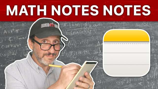 34 Notes About Math Notes