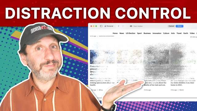 Tame Web Pages With Safari Distraction Control