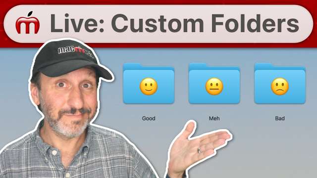 A Live Look At Customizing Folders On a Mac