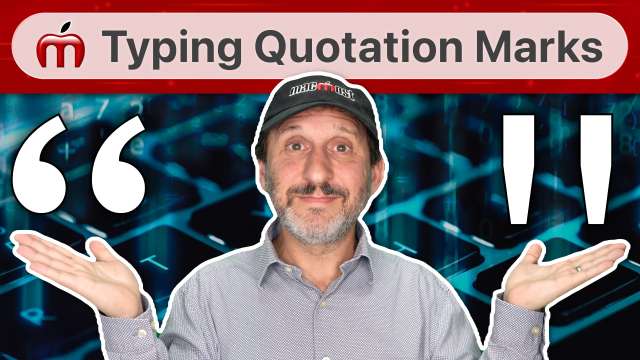 Tips For Typing Quotation Marks and Apostrophes On a Mac