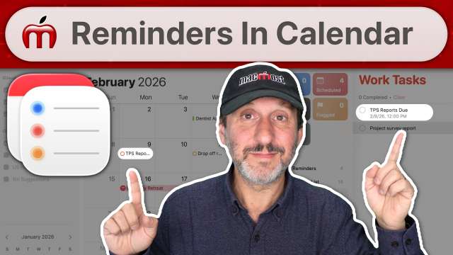 Reminders In the Calendar App