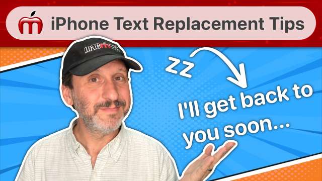 Tips For Text Replacements On the iPhone
