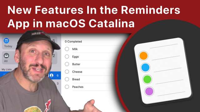 New Features In the Reminders App in macOS Catalina