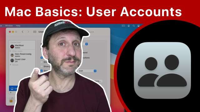 Mac Basics: User Accounts