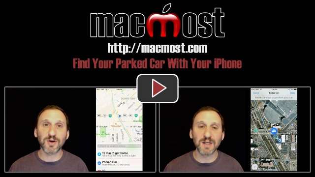 Find Your Parked Car With Your iPhone