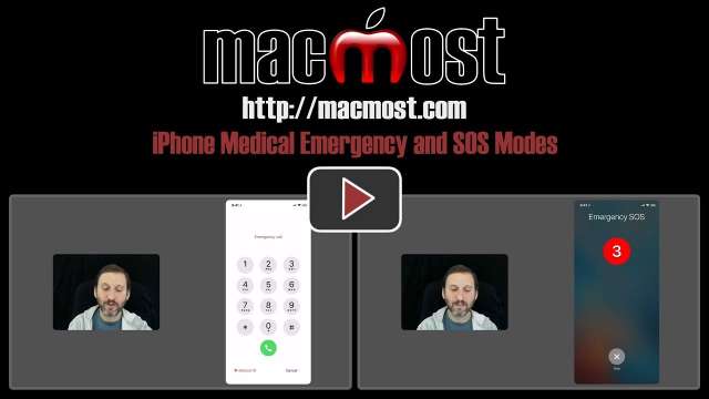 iPhone Medical Emergency and SOS Modes