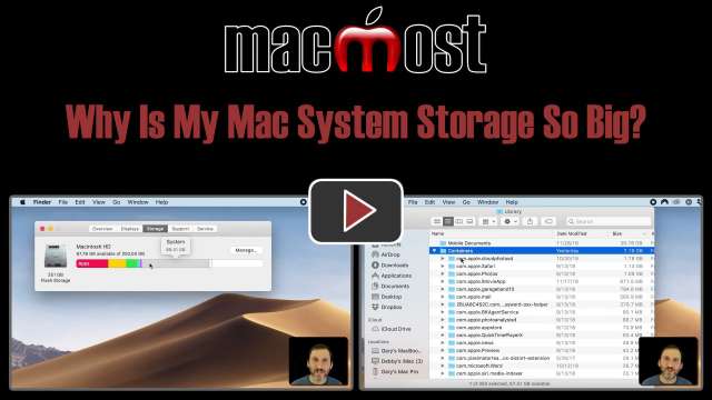 Why Is My Mac System Storage So Big?