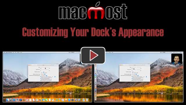 Customizing Your Dock's Appearance