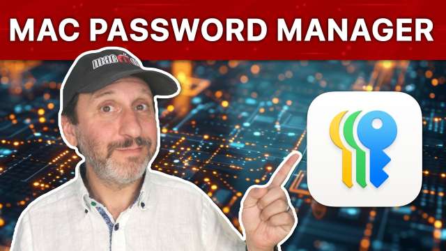 Using the Built-In Mac Password Manager