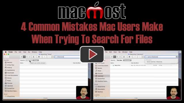 4 Common Mistakes Mac Users Make When Trying To Search For Files