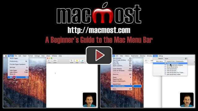 A Beginner's Guide to the Mac Menu Bar