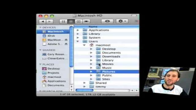MacMost Now 69: OS X Directory Basics