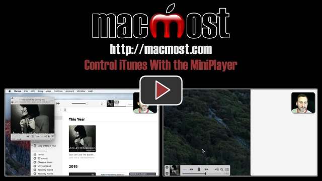 Control iTunes With the MiniPlayer