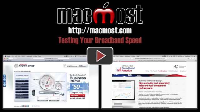 Testing Your Broadband Speed