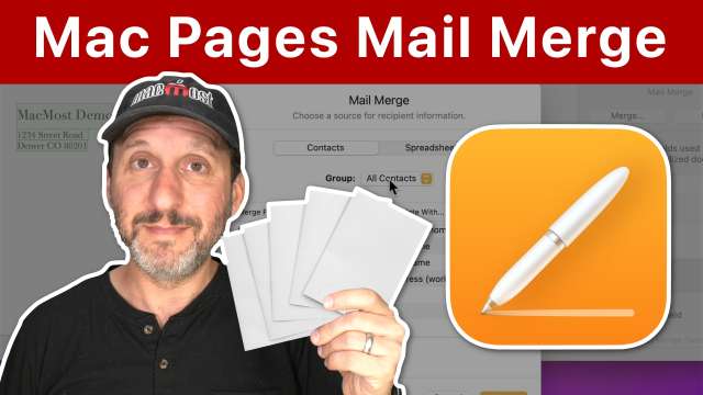 How To Use Mail Merge With Pages On a Mac
