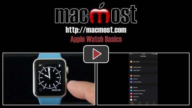 Apple Watch Basics
