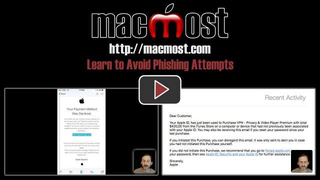 Learn to Avoid Phishing Attempts