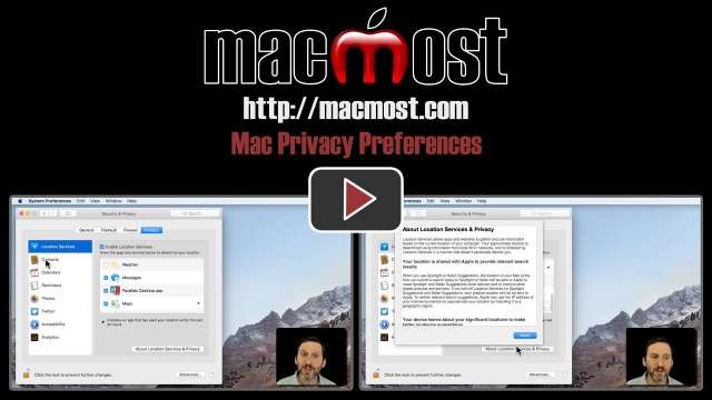 Mac Privacy Preferences