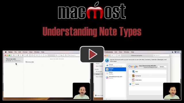 Understanding Note Types