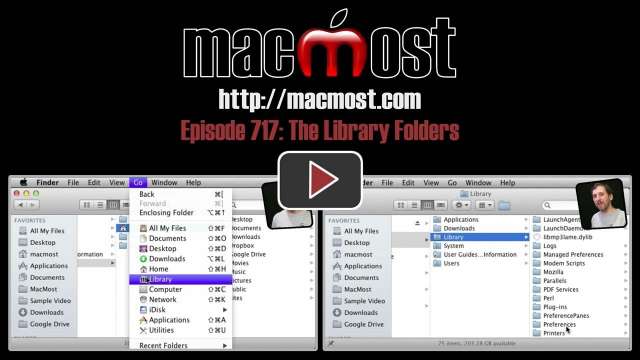 MacMost Now 717: The Library Folders