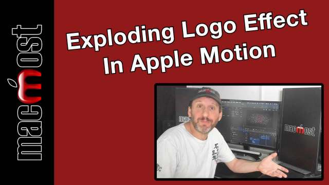 Exploding Logo Effect In Apple Motion