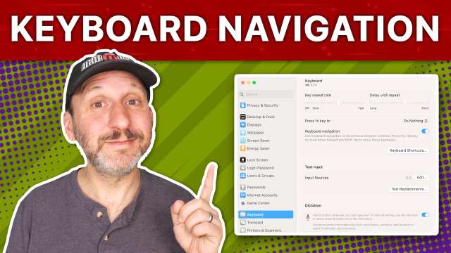 Using the Keyboard Navigation Option On Your Mac