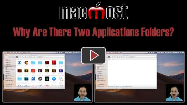 Why Are There Two Applications Folders?